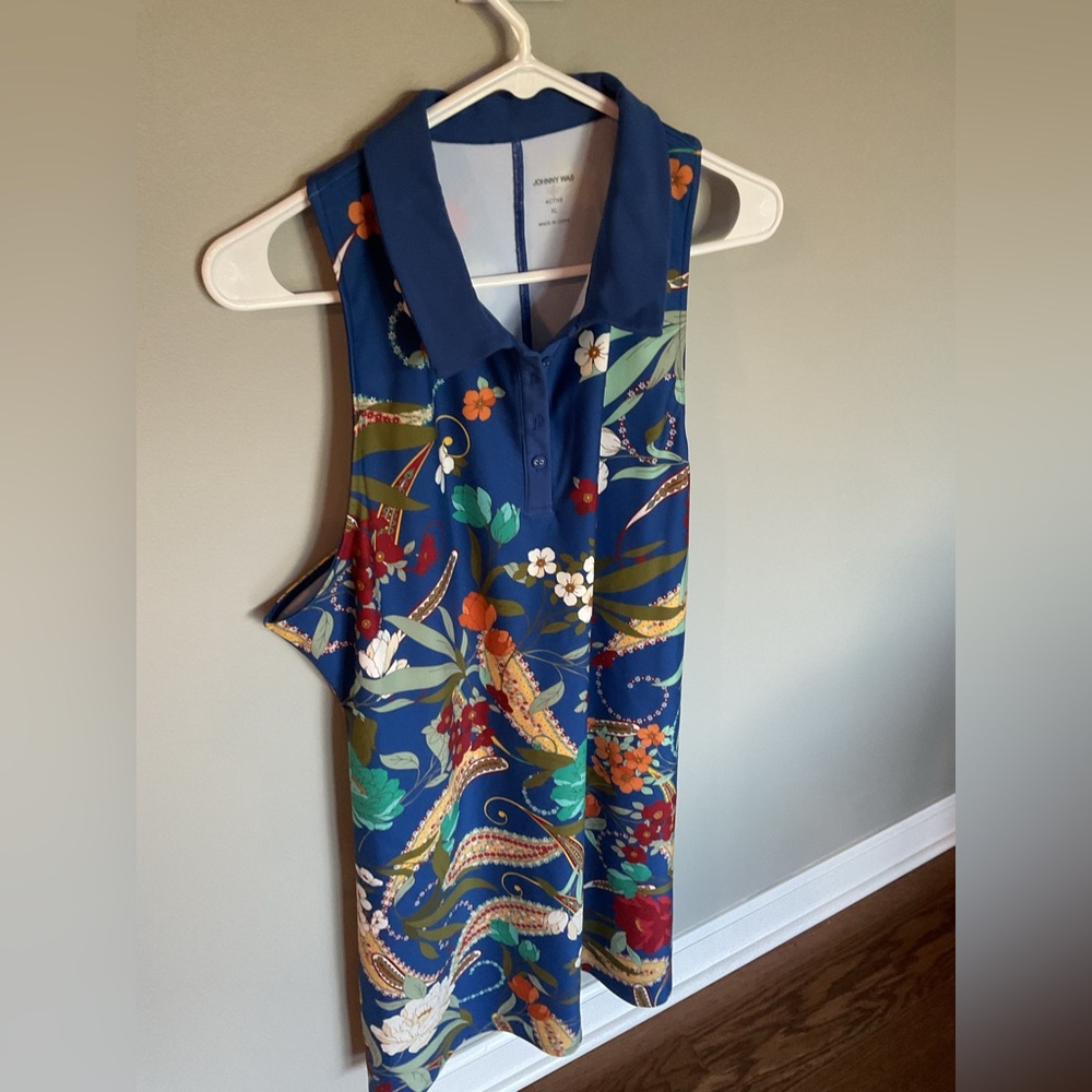 Johnny Was Bee 🐝 Active Blue Floral Sleeveless dress